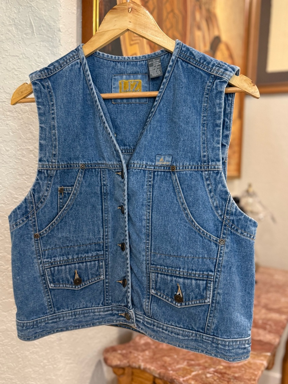 VTG Liz Wear Denim Vest